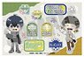Blue Lock Sticker Yoichi Isagi & Meguru Bachira Holiday Ver. (Anime Toy)