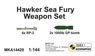 Sea Fury Weapon Set (for Mark I Models) (Plastic model)