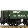 (OO-9) RNAD Open Wagon Lenham Storage (Green) (Model Train)