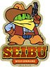 TV Animation [Eyeshield 21] Mascot Character Die-cut Sticker (3) Seibu Wild Gunmen (Anime Toy)