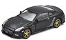 Nissan GT-R (R35) Advan Racing GT Black (Clamshell Package) (Diecast Car)