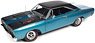 1969 Plymouth Roadrunner Turquoise / Black (Diecast Car)