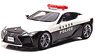 Lexus LC500 (URZ100) 2020 Tochigi Prefecture Police Traffic Department Mobile Traffic Unit (Diecast Car)
