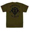 Mobile Suit Gundam Principality of ZEON Dry T-Shirt Moss S (Anime Toy)