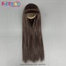 Piccodo Doll Wig Long Straight (Dark Brown) (Fashion Doll)