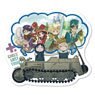 Girls` Last Tour Girl Adventure Travel Die-cut Mouse Pad (Anime Toy)