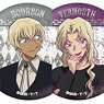 Detective Conan Trading Metallic Can Badge K (Set of 6) (Anime Toy)