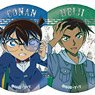 Detective Conan Trading Metallic Can Badge L (Set of 6) (Anime Toy)