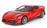 Ferrari 812 Competizione 2021 Red Corsa 322 (with Case) (Diecast Car)