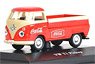 1962 フォルクスワーゲン タイプ2 (T1) ピックアップ `コカ・コーラ` レッド/ホワイト (ミニカー)