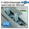 F-15E/K Strike Eagle Aces II Seat Set- Wool Pad (for Academy / Hasegawa) (Plastic model)
