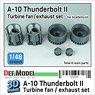 A-10 Thunderbolt II Turbine fan / Exhaust Nozzle Set (for Academy) (Plastic model)