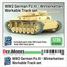 WW2 Pz.III - Winterketten Workable Track Set (for Pz.III) (Plastic model)