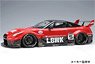 LB-Silhouette Works GT 35GT-RR Red / Black (Diecast Car)