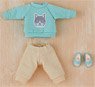 Nendoroid Doll Outfit Set: Sweatshirt and Sweatpants (Light Blue) (PVC Figure)