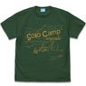 [Laid-Back Camp] Rin Solo Camp T-Shirt Ivy Green S (Anime Toy)