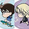 Detective Conan Chara Badge Collection Shrew (Set of 9) (Anime Toy)