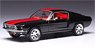 Ford Mustang Fast Back 1967 Black / Red (Diecast Car)