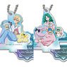 [Pretty Soldier Sailor Moon] Series x Sanrio Characters Stand Mini Acrylic Key Ring Aurora Type (Set of 10) (Anime Toy)