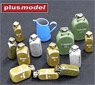 German Water Canisters (Set of 13) (Plastic model)