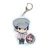 Petit Memo! Acrylic Key Ring Chainsaw Man Aki Hayakawa (Childhood) & Taiyo (Anime Toy)