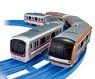 Tokyo Metro Hanzomon Line Series 08 & Yurakucho and Fukutoshin Line Series 10000 Double Set (Plarail)