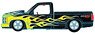 1993 Chevrolet C1500 SS454 Black / Yellow Flame (Diecast Car)