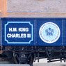 イギリス2軸貨車 (7枚側板) 英新国王チャールズ3世 戴冠式 記念車両 2023 【NR-1500HMK】 ★外国形モデル (鉄道模型)