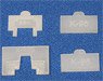 TN Coupler Mounting Cut Jig for Kato Electric Car E (1-Set (3 Types)) (Jig 1-Set + Block Panel 2 Pieces) (Model Train)