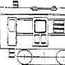 1/80(HO) KUMOYA90 One Car (Body Kit with Underfloor Parts) (Unassembled Kit) (Model Train)
