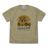 [Laid-Back Camp] Yurucamp Car T-Shirt Toba Teacher & Chiaki & Aoi Ver2.0 Sand Khaki XL (Anime Toy)