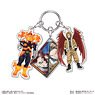 My Hero Academia 3 Charm Key Ring Endeavor & Hawks (Anime Toy)