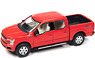 World Best Dad 2018 Ford F-150 Lariat Pickup Truck Red w/Trading Card (Diecast Car)