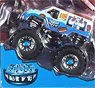 Monster Truck I Scream You Scream `Black Tire Edition` Blue / White (Diecast Car)