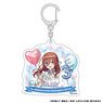 The Quintessential Quintuplets Acrylic Key Ring Miku Nakano Balloon (Anime Toy)