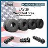 LAV 25, Weighted Tires (Set of 8) (Plastic model)