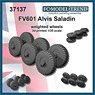 Weighted Wheels for the FV601 Alvis Saladin (Set of 6) (Plastic model)