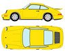 Porsche 911 (964) Carrera 4 Leichtbau 1990 Speed Yellow (Diecast Car)