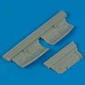 F-16 Undercarriage Covers (for Hasegawa) (Plastic model)