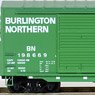068 00 570 (N) 40` Double-Door Box Car BURLINGTON NORTHERN ED# BN 198669 (Model Train)