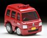 ChoroQ Q`s QS-04b Subaru Sambar Van (Fire Command Vehicle) (Choro-Q)