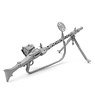 WWII German Machinegun MG34 with Anti-Aircraft Ring Sight (Resin Cast & 3D Printed Model Kit) (Plastic model)