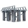 ジオラマ素材 木製の仮設橋セット (プラモデル)