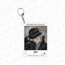 Detective Conan Instant Photo Style Key Ring Gin Snow Ver. (Anime Toy)