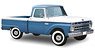 Ford F-100 Custom Pickup 1965 Marine Blue / White (Diecast Car)