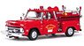 シボレー C-20 消防車 1965 Red (ミニカー)