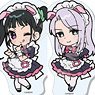 [Akiba Maid War] Marutto Stand Key Ring 01 (Set of 7) (Anime Toy)