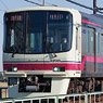 Keio Series 8000 (Large Refurbishment Car, 8014 Formation) Additional Six Middle Car Set (without Motor) (Add-on 6-Car Set) (Pre-colored Completed) (Model Train)