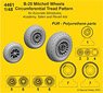 B-25 Mitchell Wheels/Circumferential Tread Pattern (Plastic model)