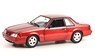 GMP - 1993 Ford Mustang LX 5.0 - Electric Red with Black Interior (ミニカー)